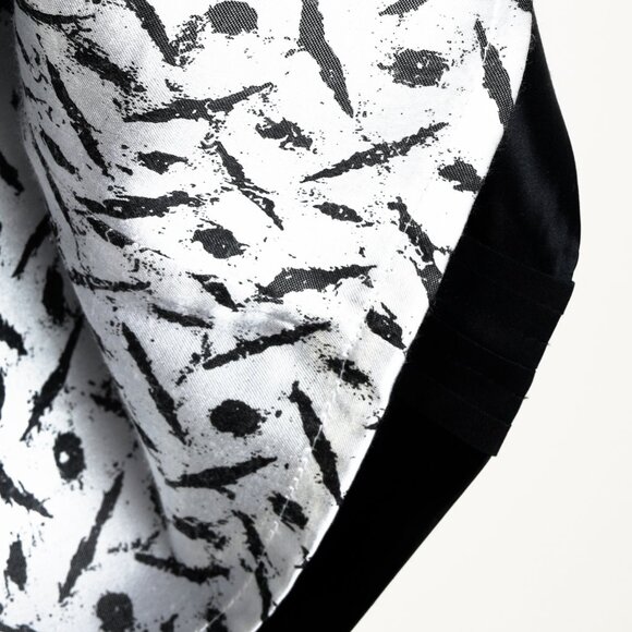 L.A.M.B. Vintage Black Wool and Satin Pencil Skirt - Picture 8 of 10